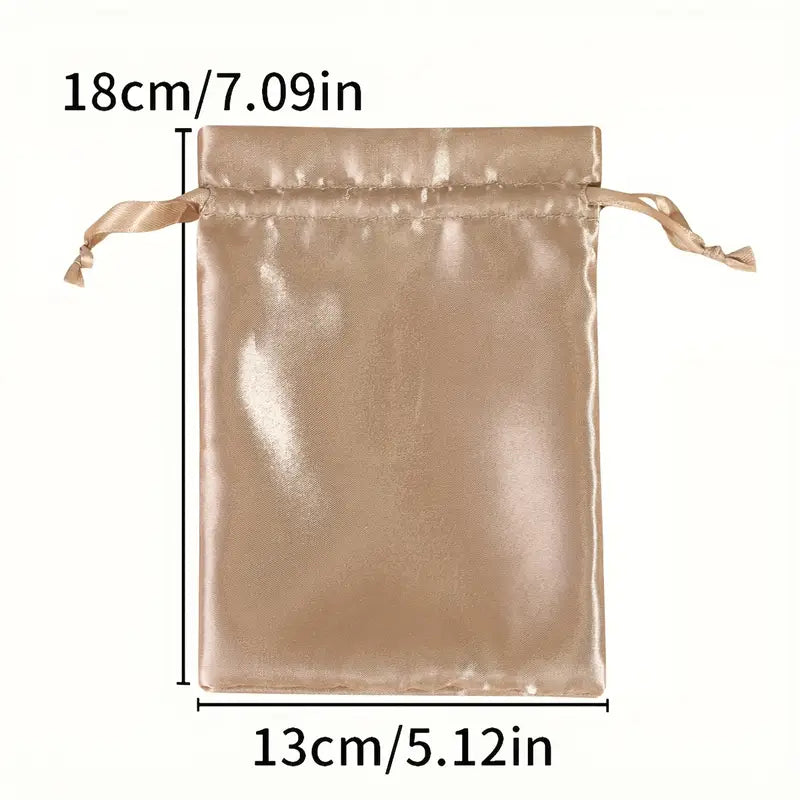 Satinbeutel Champagner