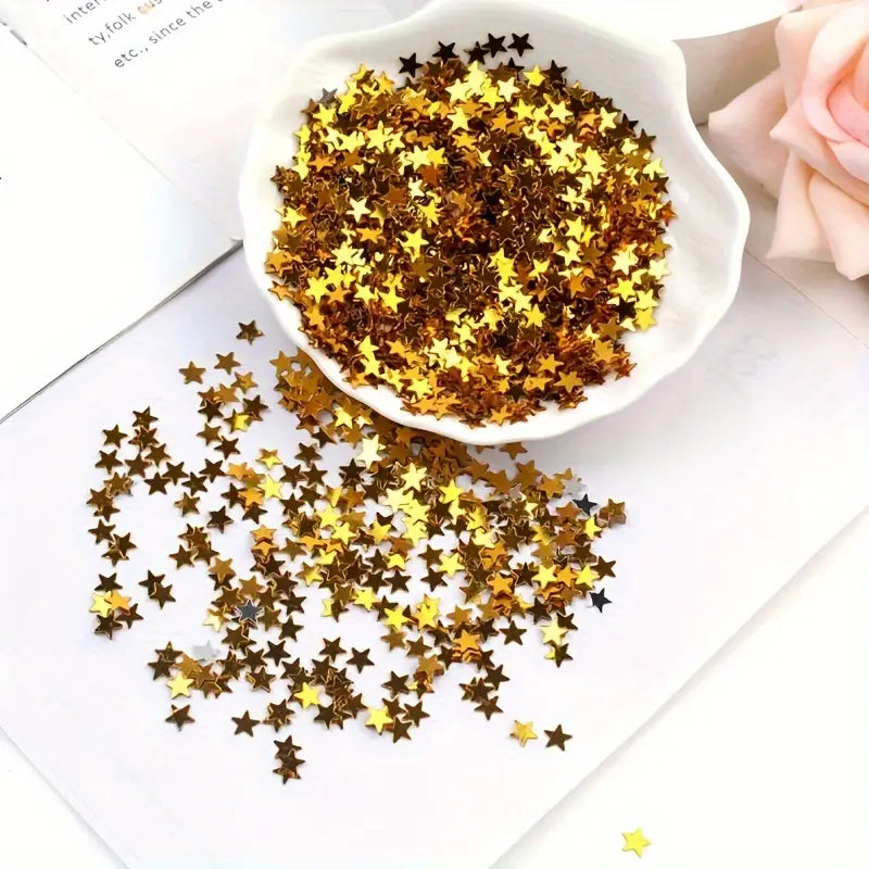 Goldenes Stern Konfetti