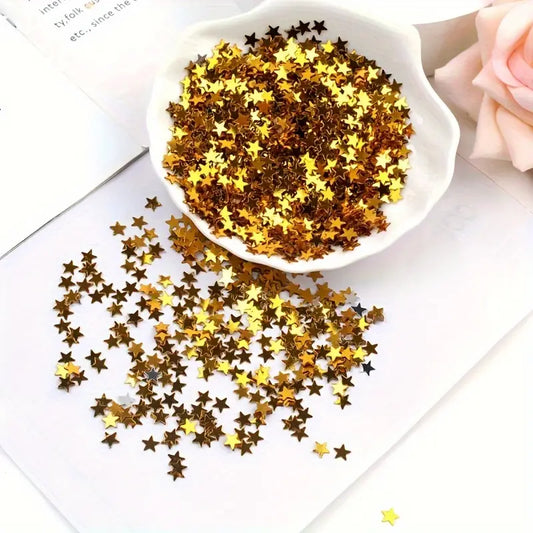 Goldenes Stern Konfetti